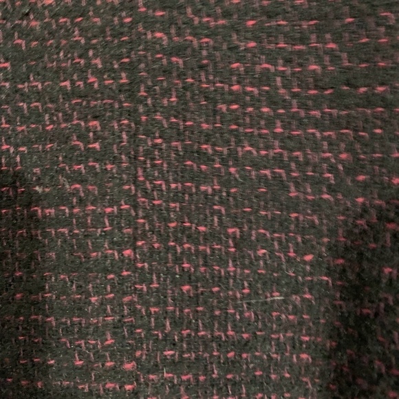 Loft Petites Outlet Tweed Skirt in Black and Red Size 2P - Picture 5 of 6